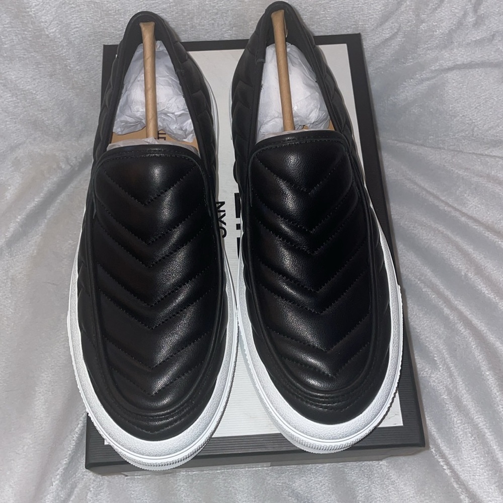NWT J/SLIDES GYPSY Black Leather Sneaker - Picture 9 of 15